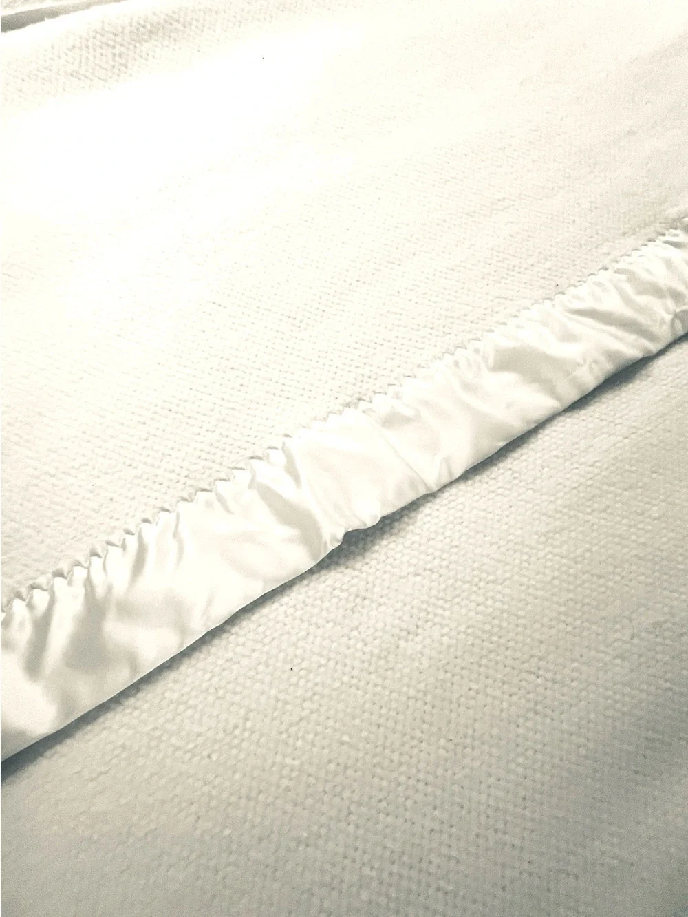 Fieldcrest twin size blanket, vintage, acrylic with satin trim, soft and warm